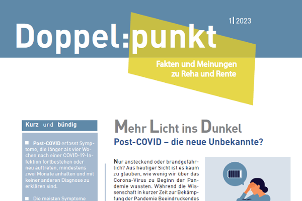 Kopfgrafik des Magazins Doppelpunkt Kopfgrafik des Magazins Doppelpunkt