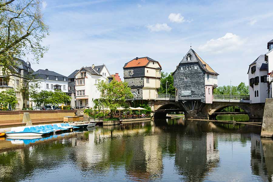 Brückenhäuser in Bad Kreuznach Brückenhäuser in Bad Kreuznach