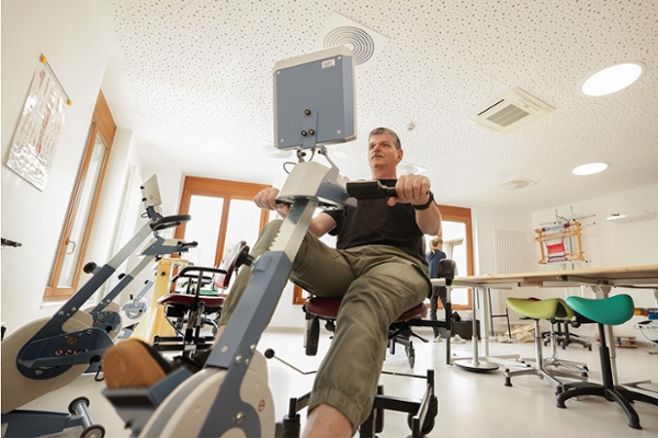 Patienten auf dem Erogmeter Patienten auf dem Erogmeter